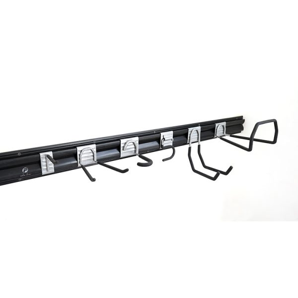 BJ4A7464++ PVC slatwall shelves garage hooks storage Organization