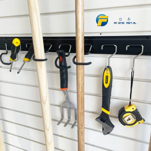 48 inch S hook Metal Garden Tool Organizer Broom and Mop hooks garage tool hanger for Wall Shed - Image 4