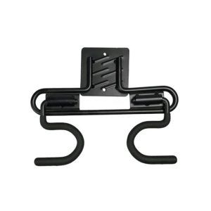 Heavy-duty garage broom with hole metal double S-hook for heavy weight storage