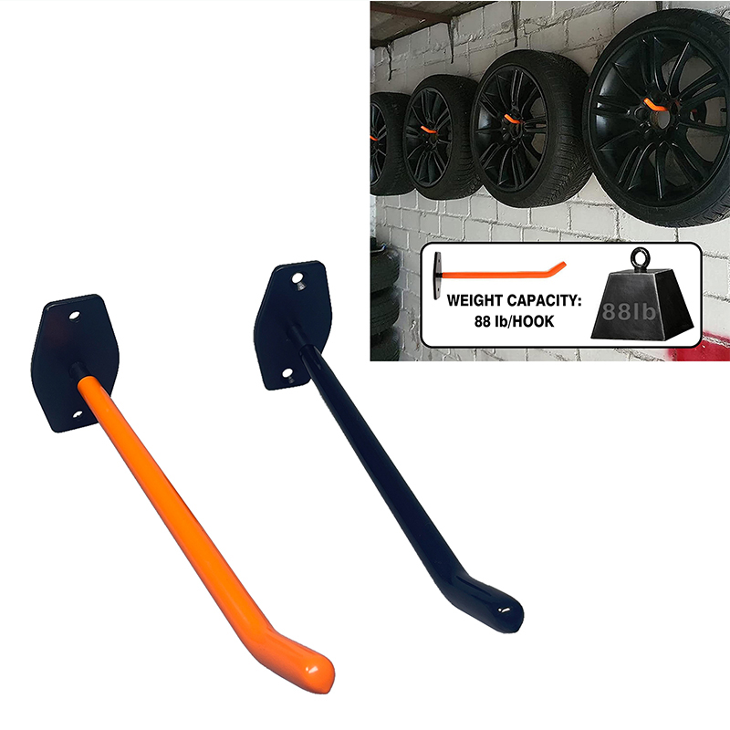 Tire Rack Wall Mount, Heavy Duty Hooks for Storage - Garage Storage