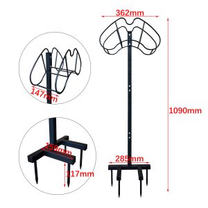 Ground stake Hose holder