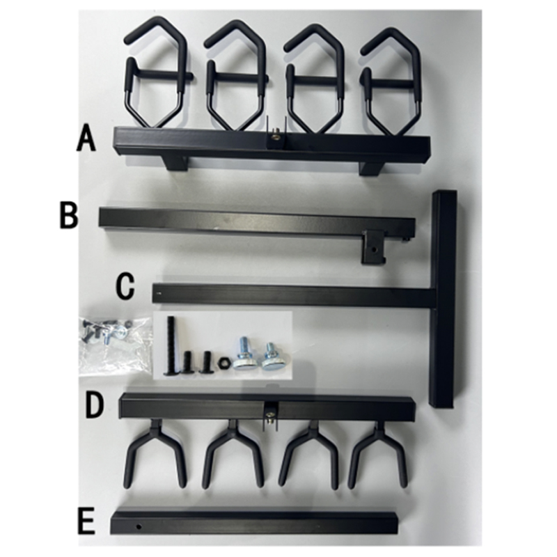 Vertical gun rack & garage sniper rifle and shotgun storage rack