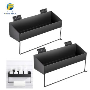 metal multi-functional board wall tissue storage