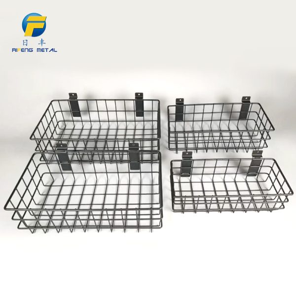  Basket storage basket for slatted walls, a practical tool for storage and organization