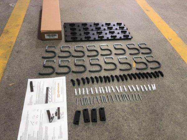 Plastic backboard mop S hook dip-molded hook