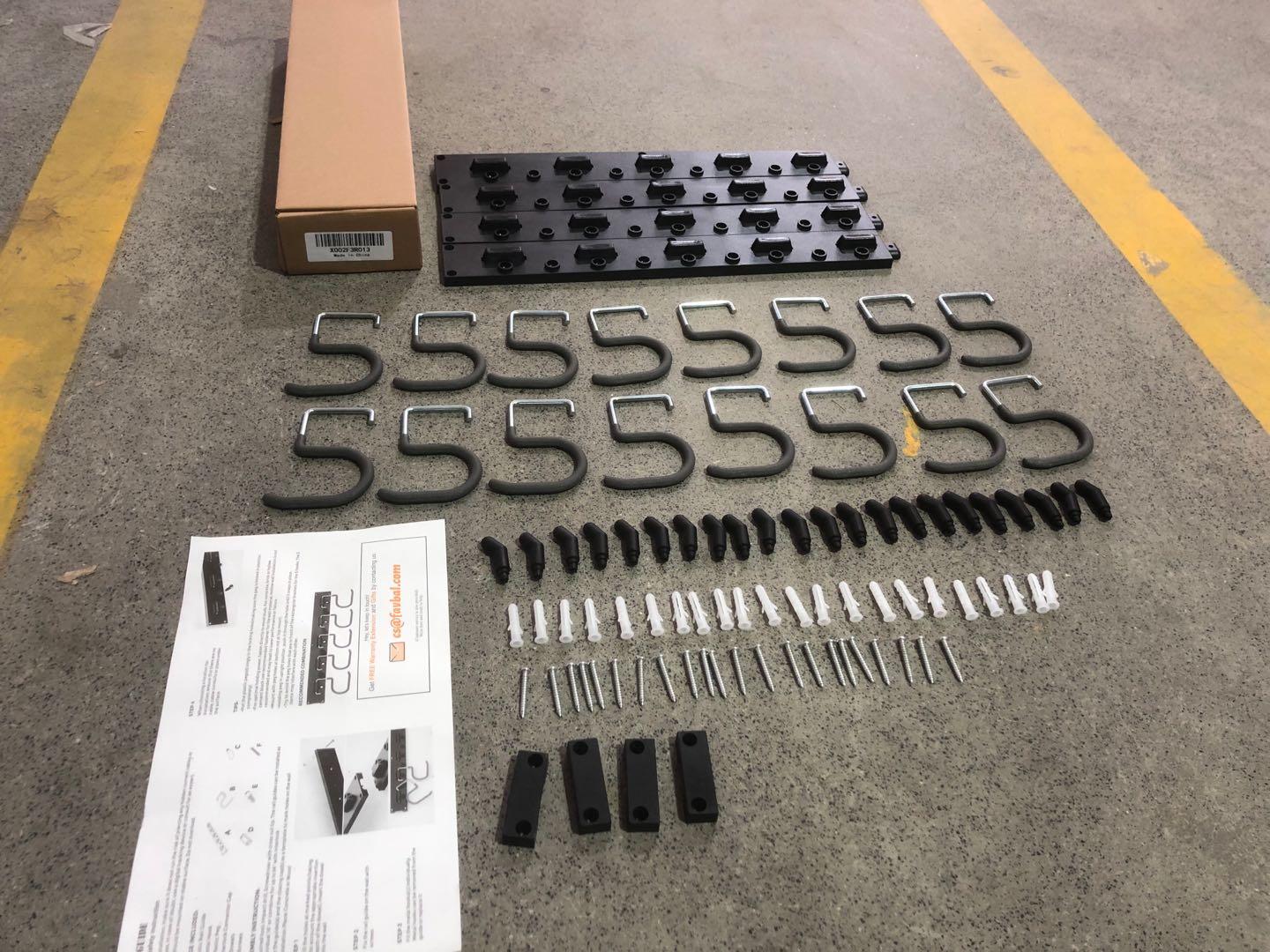 Plastic backboard mop S hook dip-molded hook