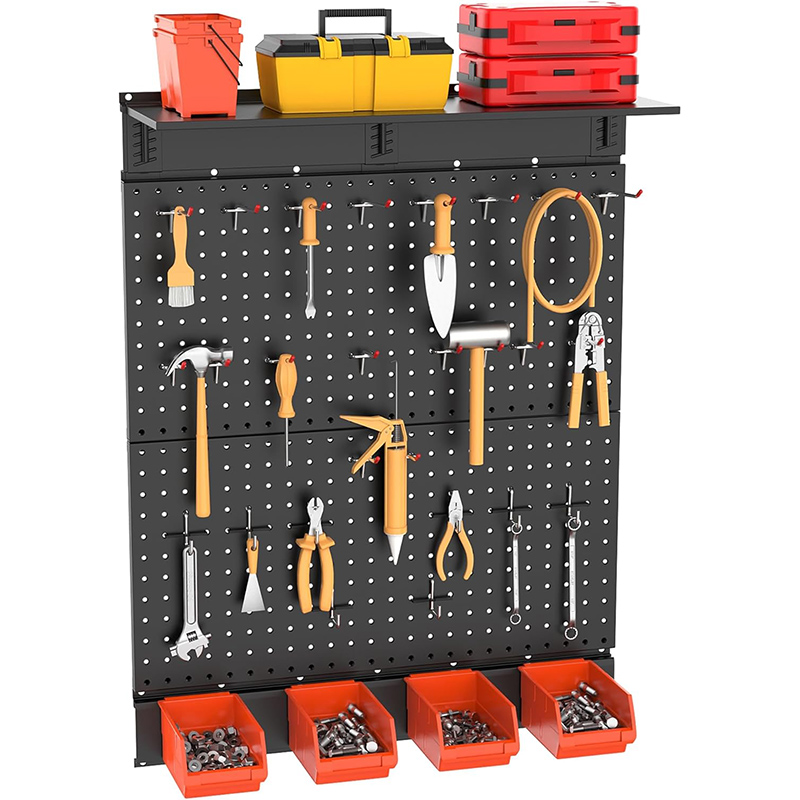 Cross-border dedicated metal wall panel; garage tool storage pegboard