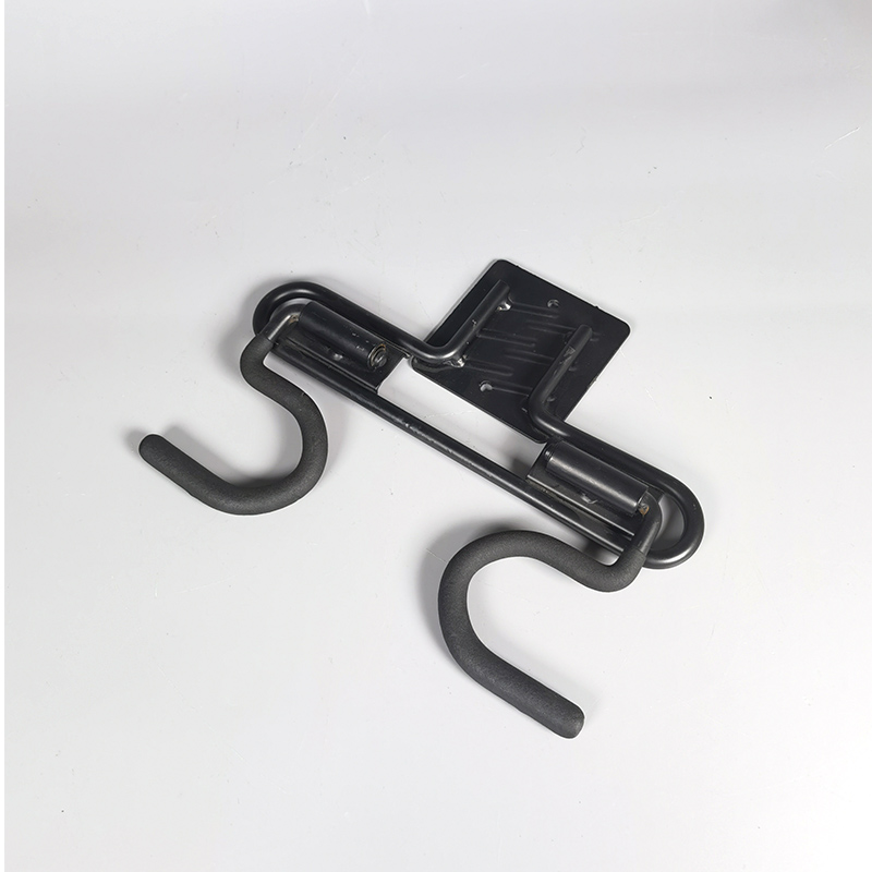 Heavy-duty garage broom with hole metal double S-hook for heavy weight storage