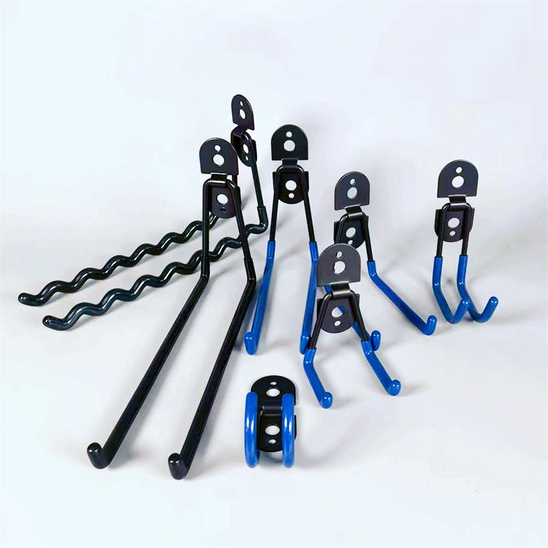 Round head welding plate dipped coating hook set, garage organizing rack
