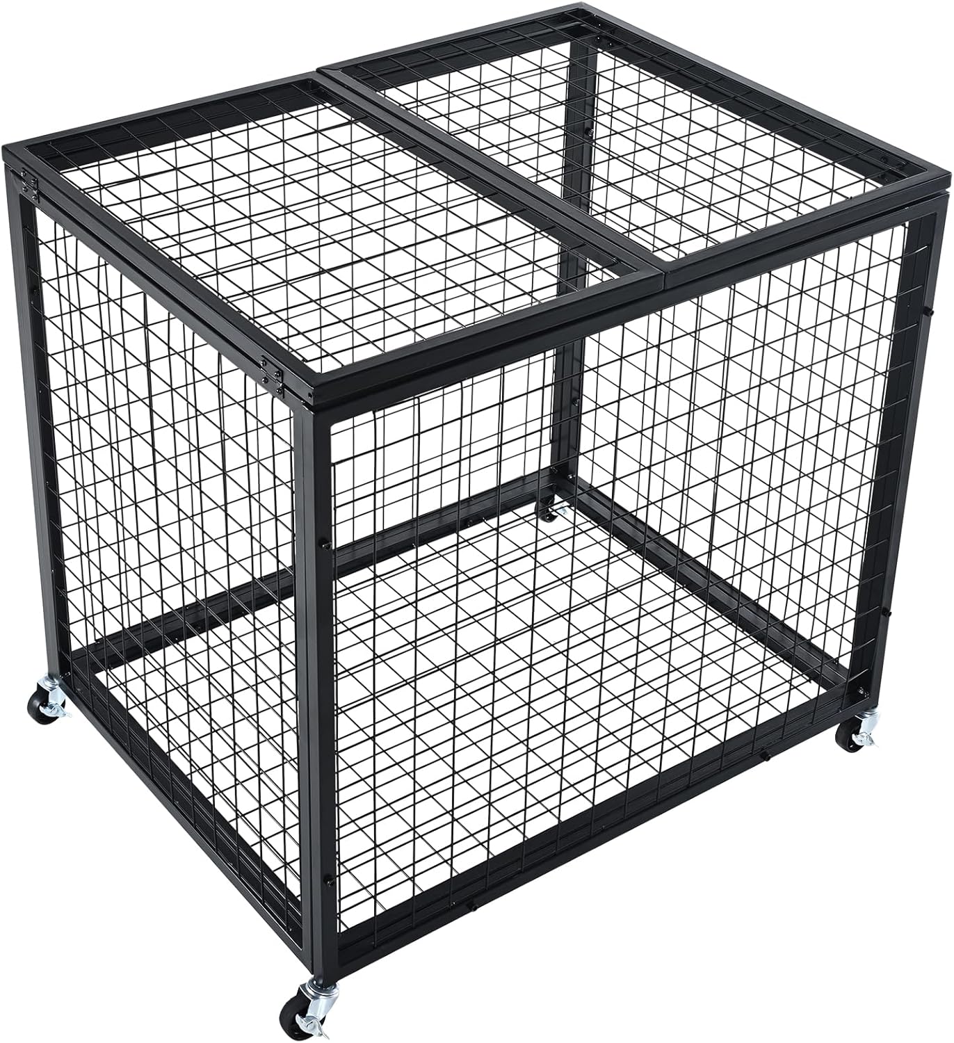 School sports equipment storage cart, mobile ball cart space storage capacity