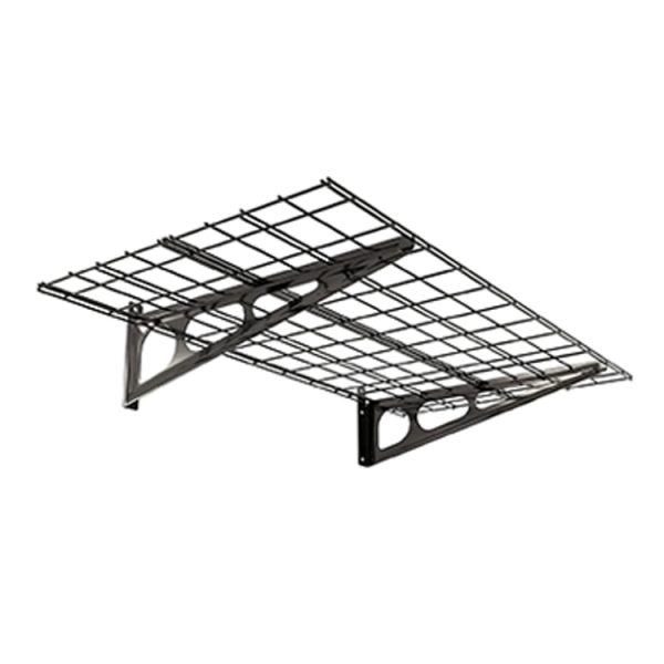 Metal garage wall hanging floating shelf storage rack