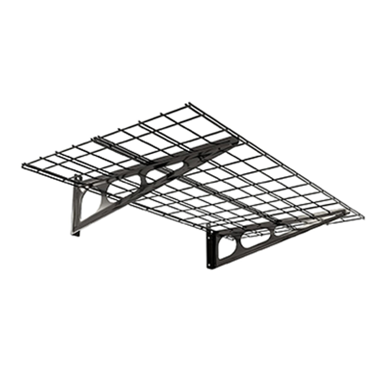 Metal garage wall hanging floating shelf storage rack