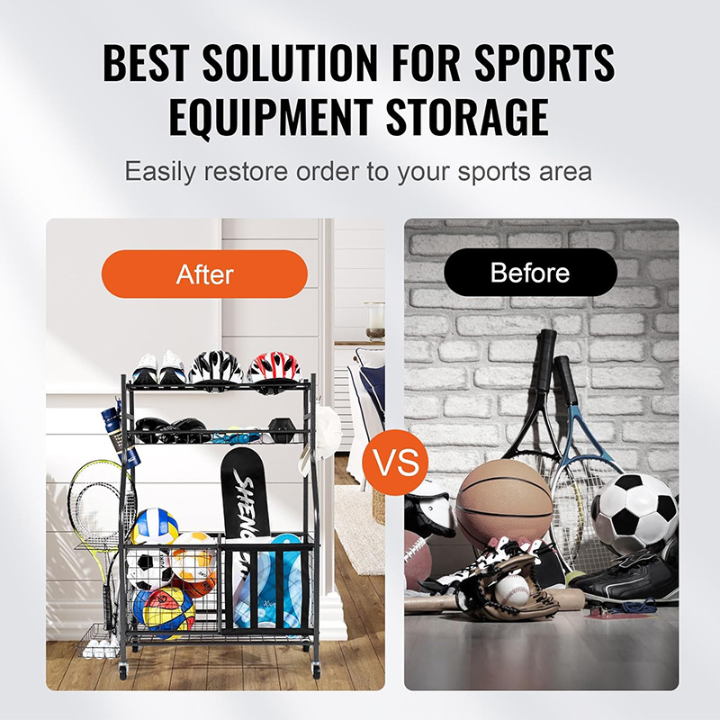 Sporting goods shelf, a shelf for storing all kinds of miscellaneous items