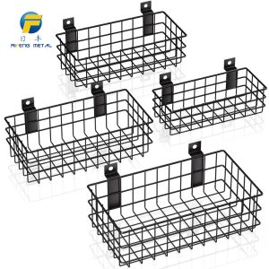  Basket storage basket for slatted walls, a practical tool for storage and organization