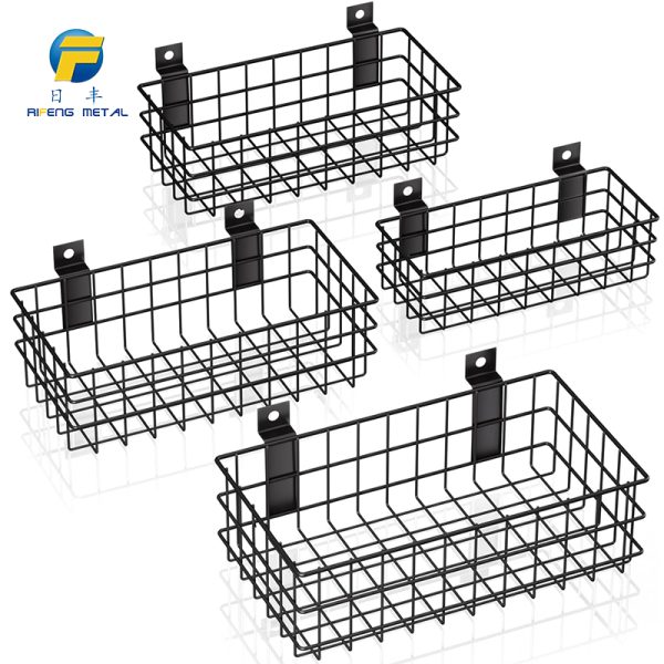  Basket storage basket for slatted walls, a practical tool for storage and organization