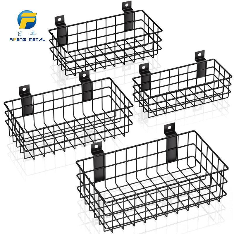 Basket storage basket for slatted walls, a practical tool for storage and organization