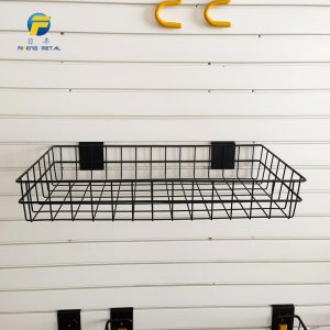 Metal shelf for organizing items on the wall，hanging on the wall