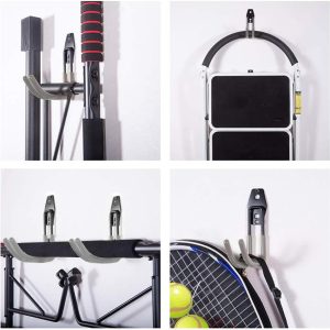 Garage orange metal hook wall pipe electric tool cable ladder storage tool