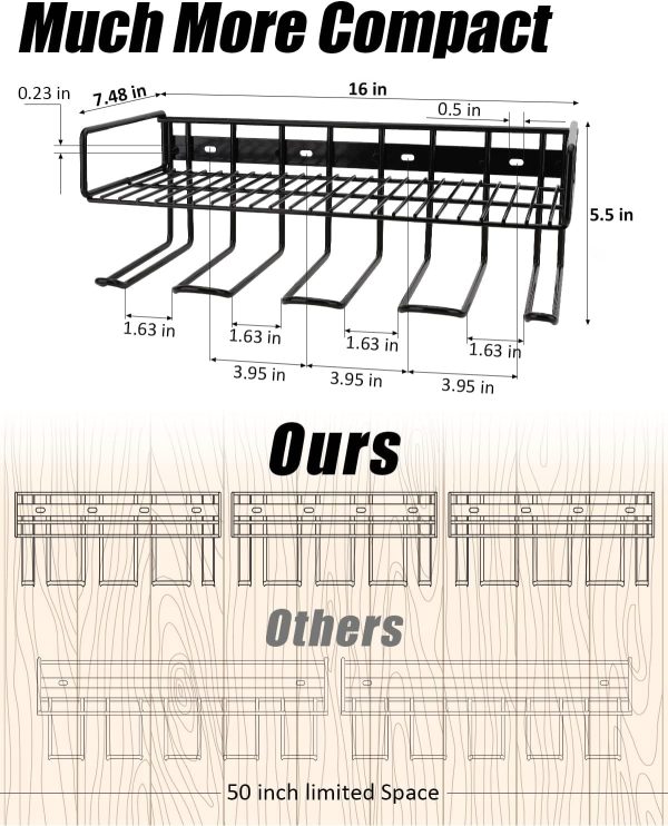 Heavy-duty floating tool rack electric drill storage rack