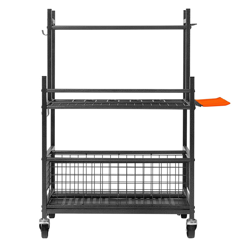 Multi-functional use of the garage courtyard farm tool cleaning storage rack