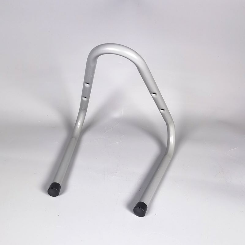 Heavy duty double headed V-shaped iron pipe hook for garage