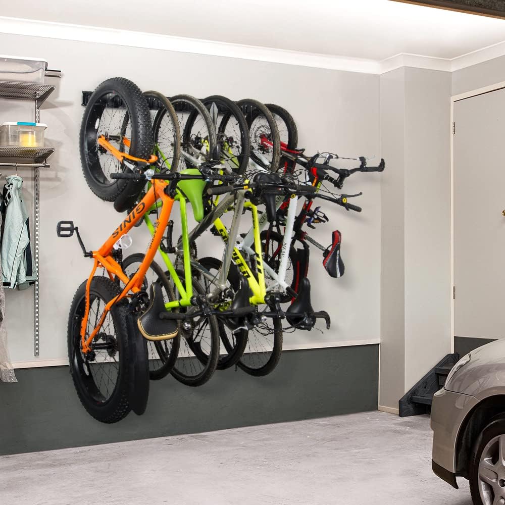 Slot plate hook bicycle wall storage hook black large round hook