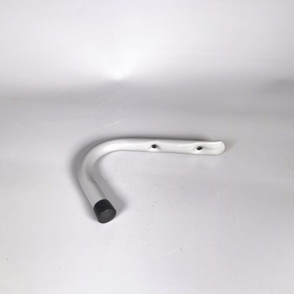 Heavy duty double headed V-shaped iron pipe hook for garage
