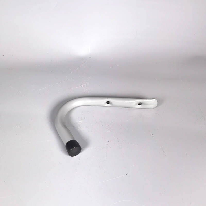 Heavy duty double headed V-shaped iron pipe hook for garage
