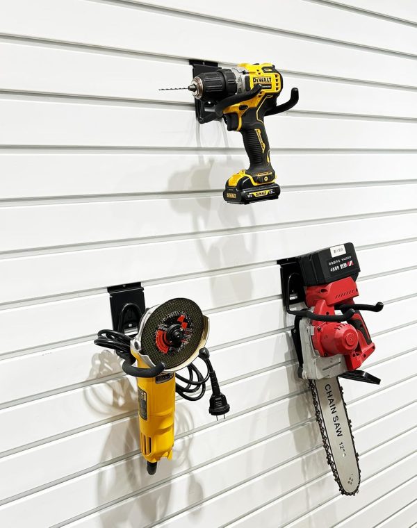 Slat Wall Garden Hose Hook Wall Mounted Water Hose Hanger Heavy Duty