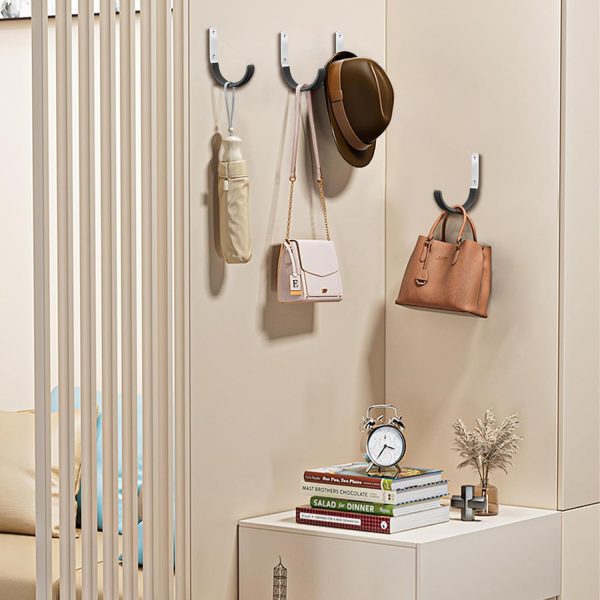 Heavy Duty Steel Black J Hooks Wall Mount Utility Hook