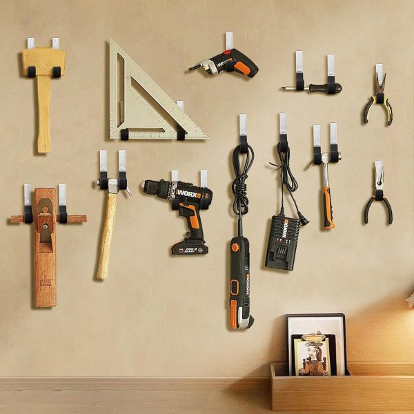 Heavy Duty Steel Black J Hooks Wall Mount Utility Hook