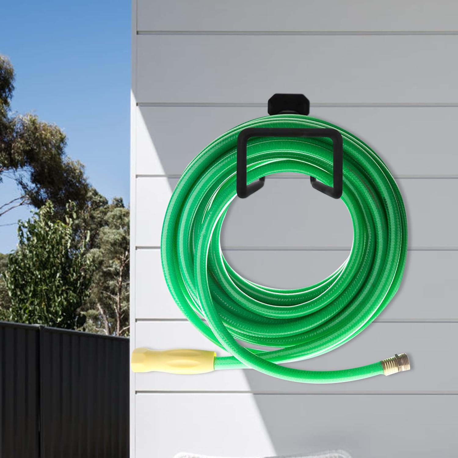 Garden hose bracket, metal durable hose hook, for garden hose storage