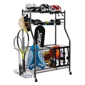 Sporting goods shelf, a shelf for storing all kinds of miscellaneous items