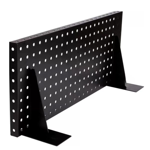 Slatted wall mesh storage rack, hardware round hole display storage rack