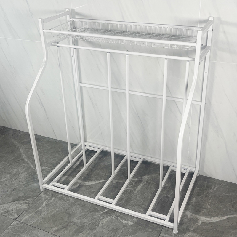 Garage storage rack bike parking rack, bicycle helmet and sports equipment storage rack3