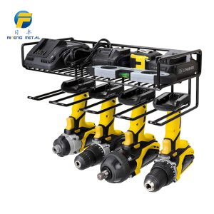 Heavy-duty floating tool rack electric drill storage rack