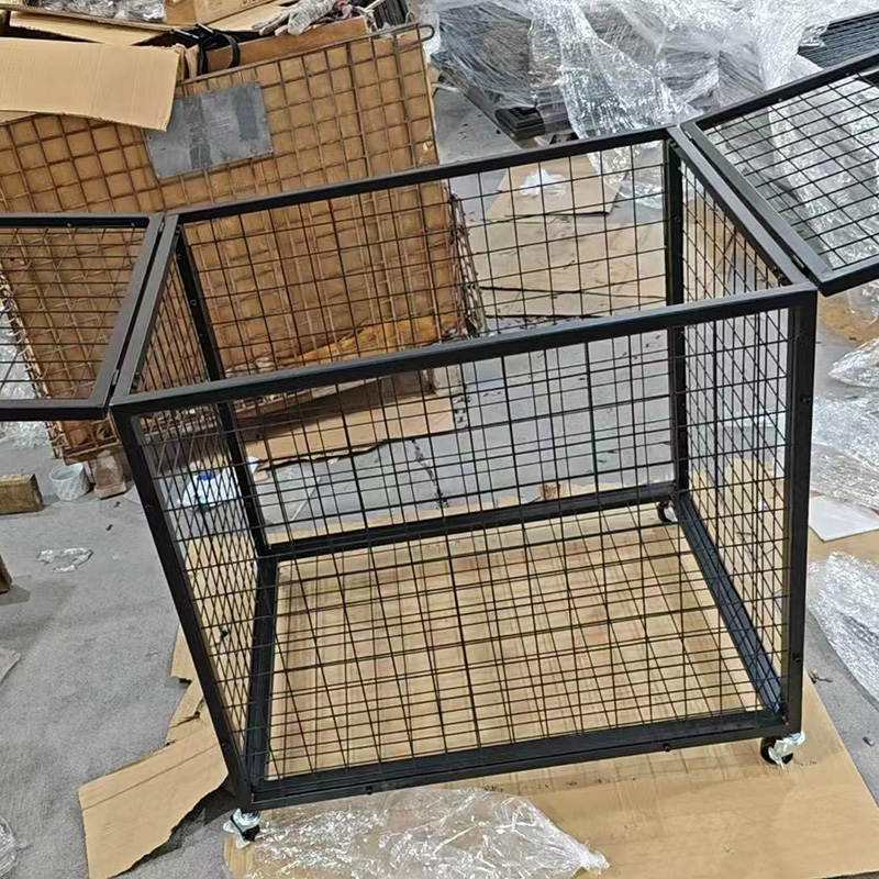 School sports equipment storage cart, mobile ball cart space storage capacity