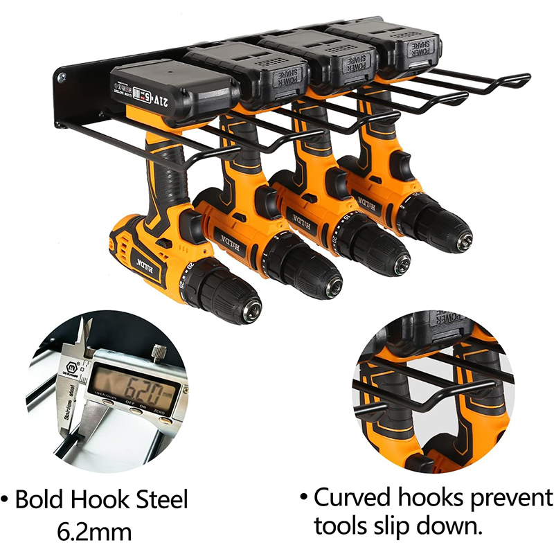 wall-mounted split electric tool rack