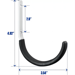 Heavy Duty Steel Black J Hooks Wall Mount Utility Hook