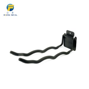 Wall-mounted wave hook for practical storage of agricultural tools in the home