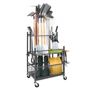 Multi-functional use of the garage courtyard farm tool cleaning storage rack