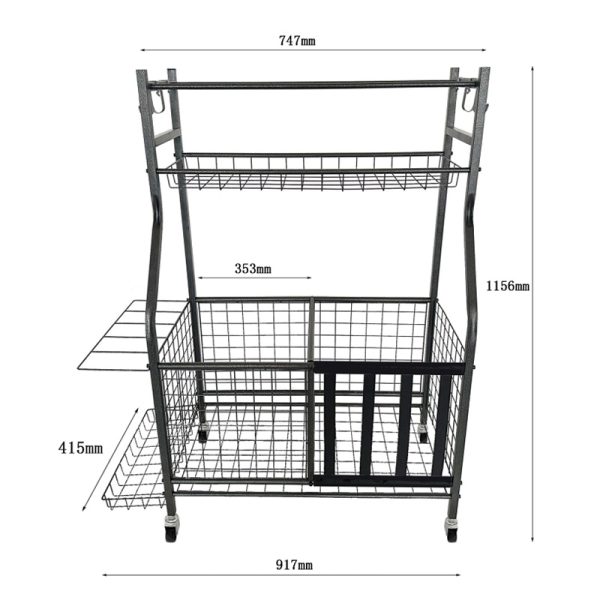 Sporting goods shelf, a shelf for storing all kinds of miscellaneous items