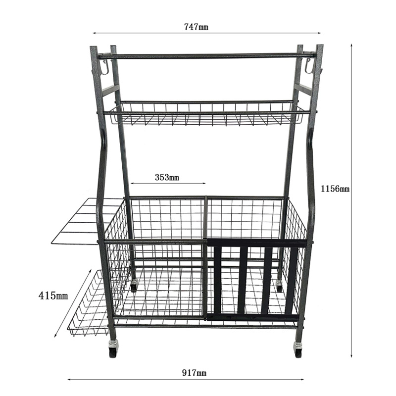 Sporting goods shelf, a shelf for storing all kinds of miscellaneous items