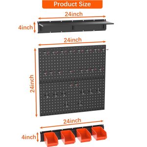 Cross-border dedicated metal wall panel; garage tool storage pegboard