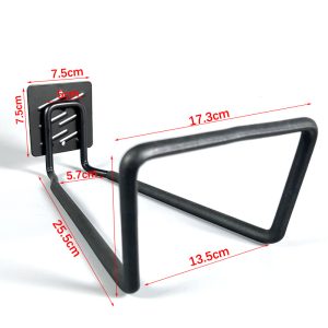 Heavy duty garage yard cable pipe hook, wall metal rack hose hook