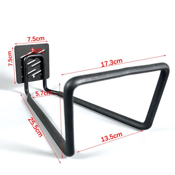 Heavy duty garage yard cable pipe hook, wall metal rack hose hook