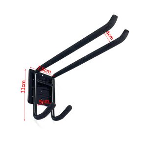 Heavy duty garage storage ski rack double layer hook display hook
