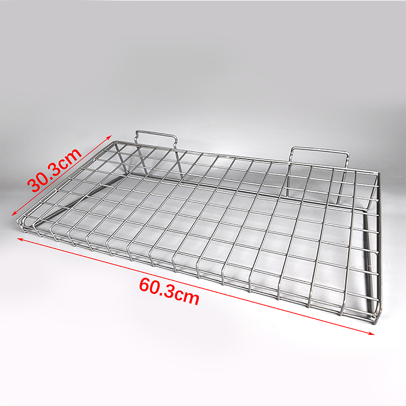 Metal wire mesh slatwall storage rack, home use hole plate storage shelf