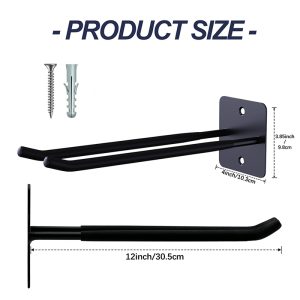 Heavy Duty Garage Wall Mount Organizer, Tool Hanger Long Utility Storage Hooks