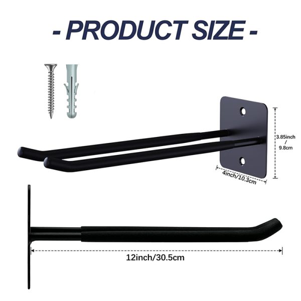 Heavy Duty Garage Wall Mount Organizer, Tool Hanger Long Utility Storage Hooks
